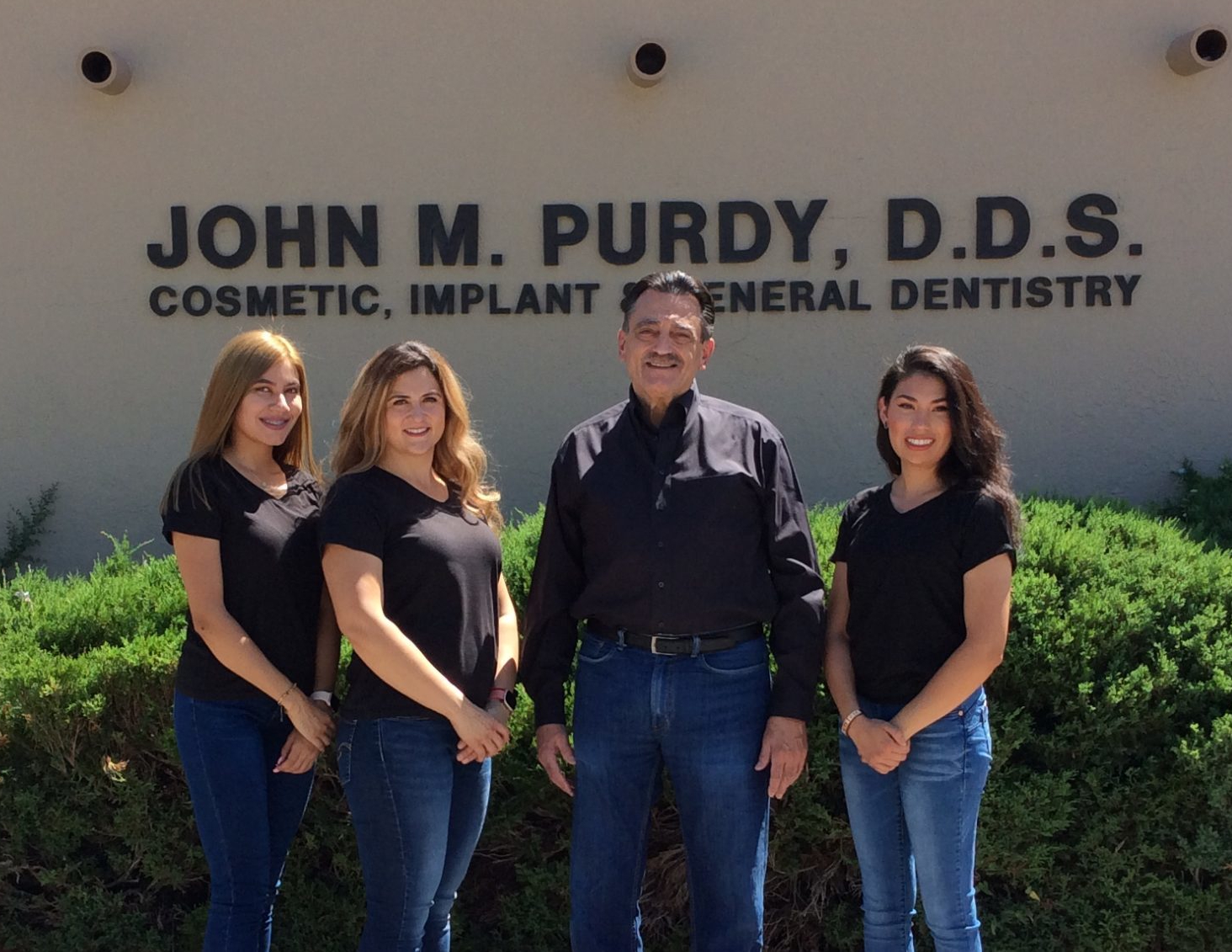 Dr. John M. Purdy DDS | Team Photo | Your Dental Home in El Paso, Texas Specializing in Cosmetic Dentistry, Dental Implants, TMJ and TMD Treatment, Sleep Apnea Treatment, and Dentures